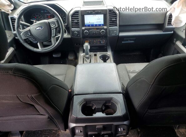 1FTEW1EP5KFC06964 2019 FORD F150 Blue Առջևի վահանակի տեսք