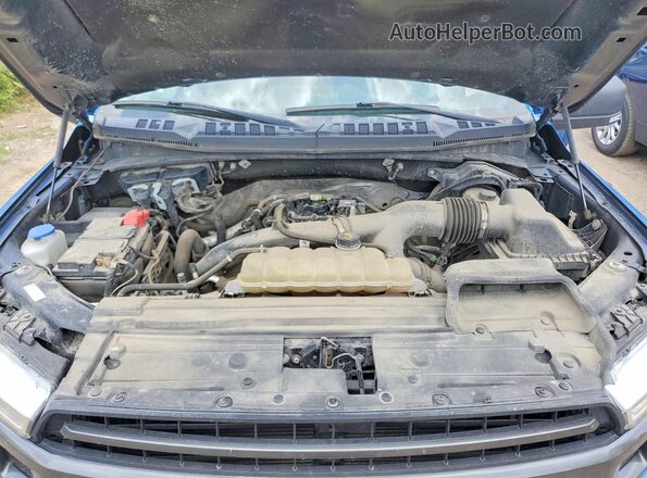 1FTEW1EP5KFC06964 2019 FORD F150 Blue Սալոնի հետևի տեսք