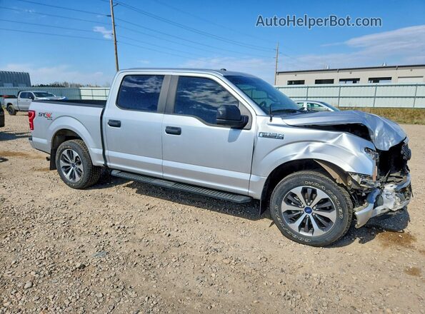 1FTEW1EP5KFC46414 2019 FORD F150 Silver Delantero derecho