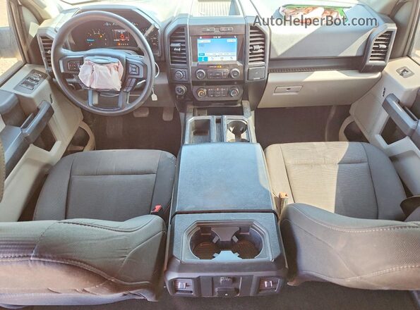 1FTEW1EP5KFC46414 2019 FORD F150 Silver Vista del salpicadero