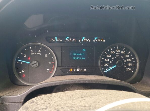 1FTEW1EP5KFD21080 2019 FORD F150 Blue Instrument cluster view