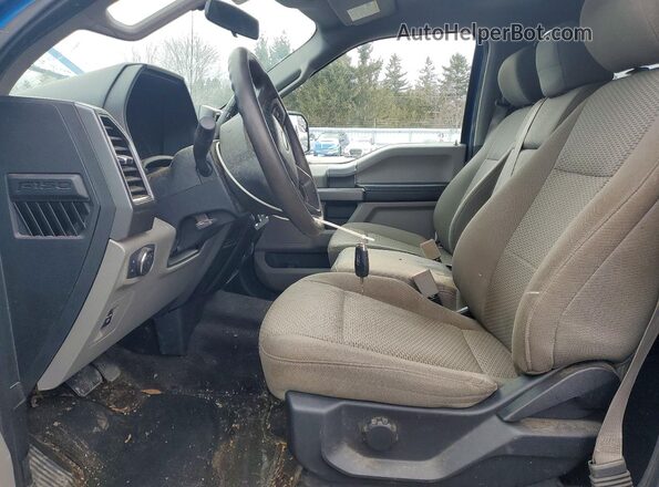 1FTEW1EP5KFD21080 2019 FORD F150 Blue Front interior view
