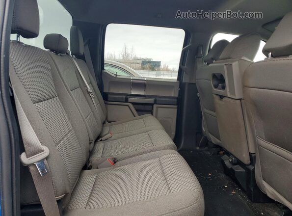 1FTEW1EP5KFD21080 2019 FORD F150 Blue Rear seats view