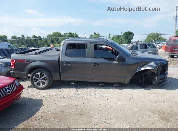 1FTEW1EP5KKD44754 2019 FORD F150 Gray Սալոնի 360 աստիճան տեսք