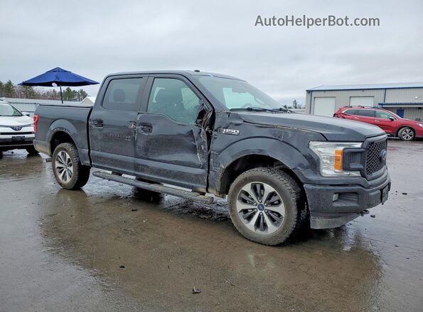 1FTEW1EP5KKD47864 2019 FORD F150 Black წინა მარჯვენა