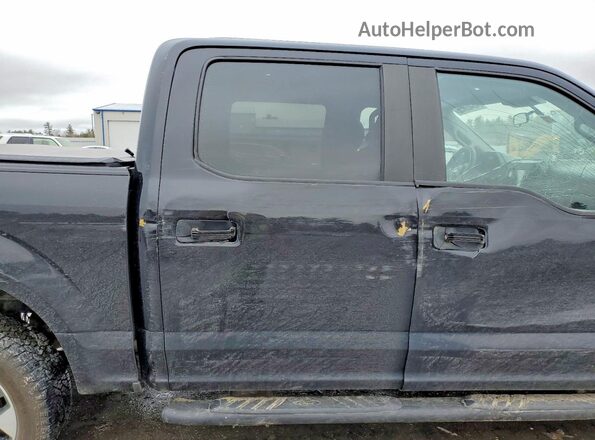1FTEW1EP5KKD47864 2019 FORD F150 Black უკანა სავარძლების ხედი