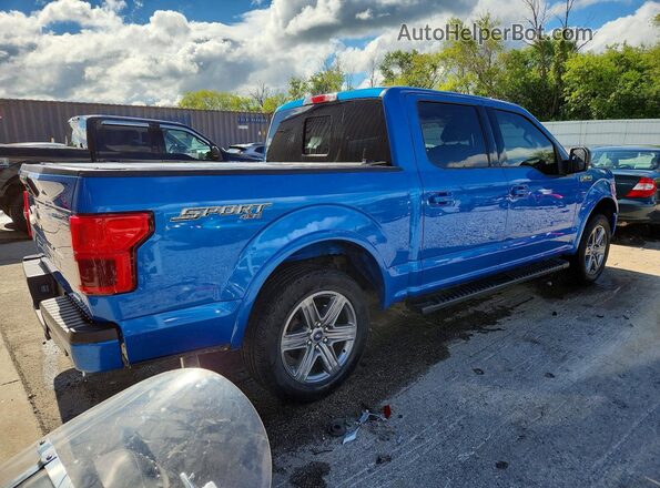 1FTEW1EP5LKF47970 2020 FORD F150 Blue Հետևի աջ