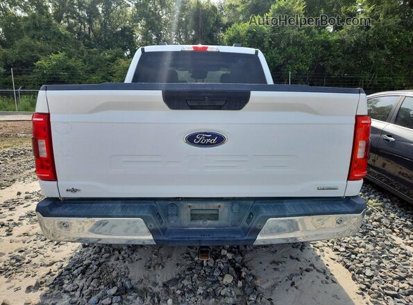 1FTEW1EP5MFB17947 2021 FORD F150 White Rear view