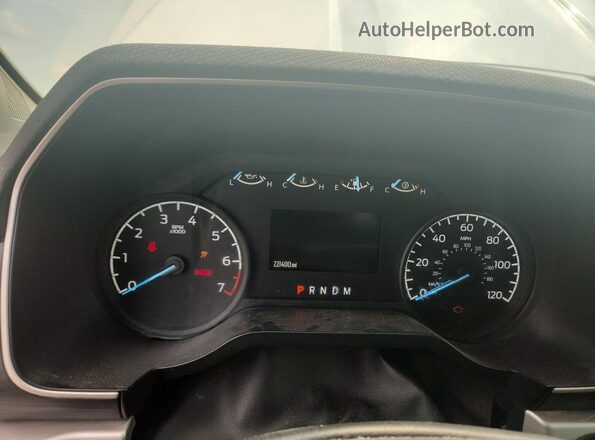 1FTEW1EP5MFB17947 2021 FORD F150 White Instrument cluster view
