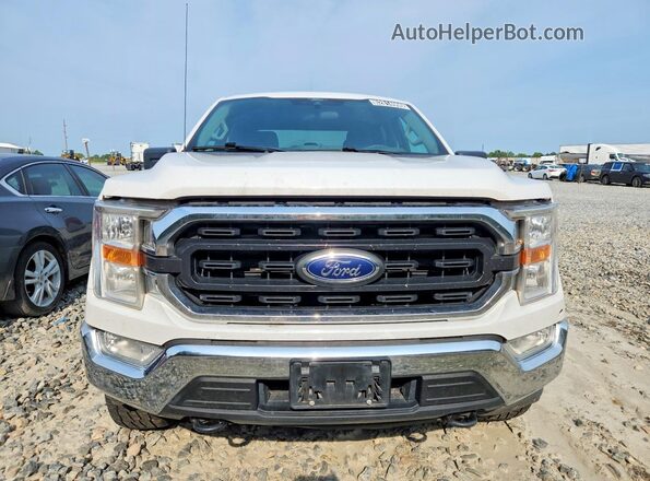 1FTEW1EP5MFB17947 2021 FORD F150 White Front view