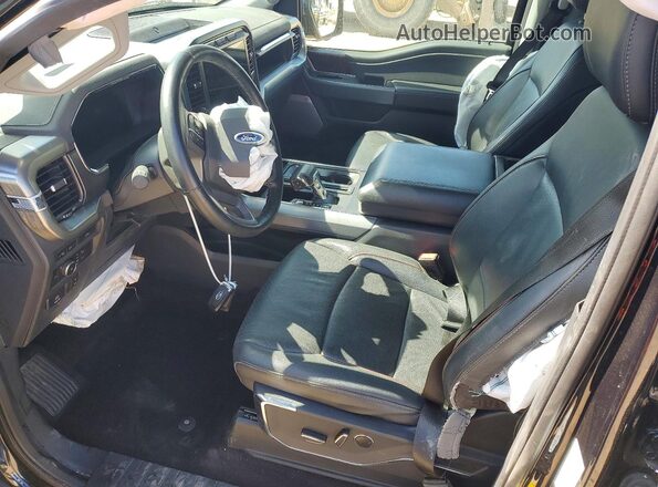1FTEW1EP5MFC33522 2021 FORD F150 Black Widok wnętrza z przodu