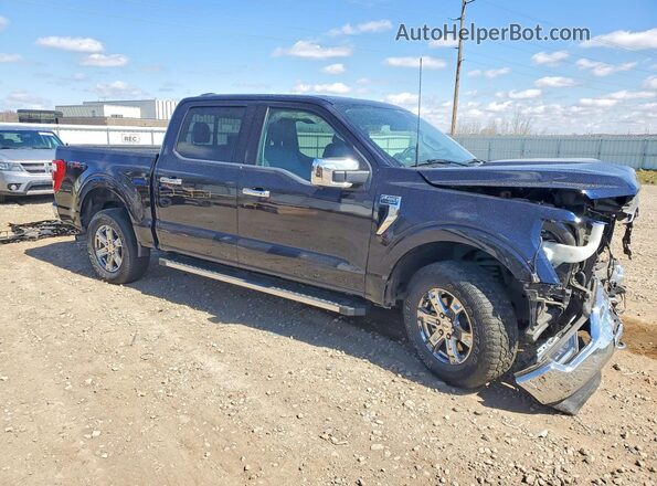 1FTEW1EP5MFC33522 2021 FORD F150 Black Przód prawy