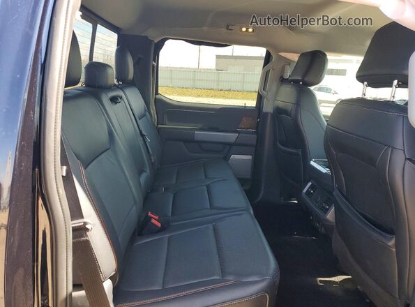 1FTEW1EP5MFC33522 2021 FORD F150 Black Widok tylnych siedzeń