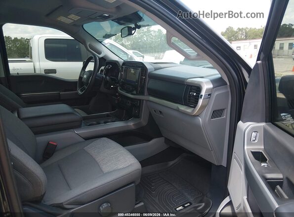 1FTEW1EP5MKE70860 2021 FORD F150 Black Вид салону спереду