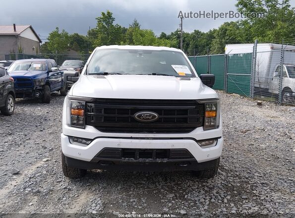 1FTEW1EP5NFB37116 2022 FORD F150 White Դիմացի տեսք