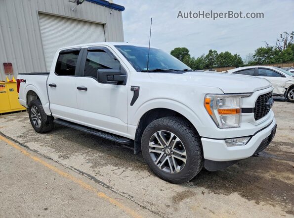1FTEW1EP5NKD98012 2022 FORD F150 Белый Передняя правая четверть