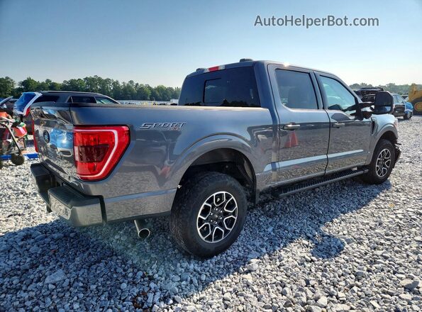 1FTEW1EP5PFB09402 2023 FORD F150 Silver Trasero derecho