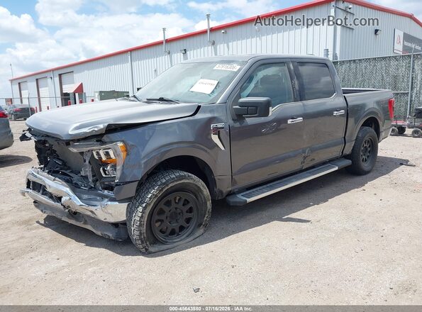 1FTEW1EP5PFC72745 2023 FORD F150 Gray Przód lewy