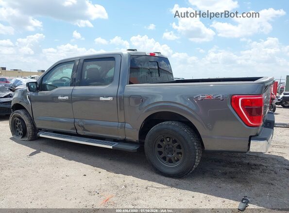1FTEW1EP5PFC72745 2023 FORD F150 Gray Widok wnętrza 360 stopni