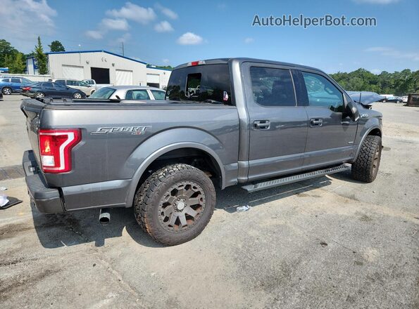 1FTEW1EP6GFB80592 2016 FORD F150 Gray Tył prawy