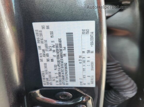1FTEW1EP6GFB80592 2016 FORD F150 Gray Widok komory silnika