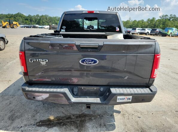 1FTEW1EP6GFB80592 2016 FORD F150 Gray Widok z tyłu