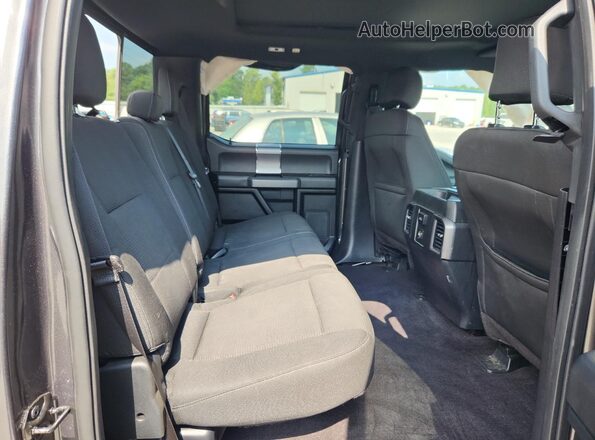 1FTEW1EP6GFB80592 2016 FORD F150 Gray Widok tylnych siedzeń