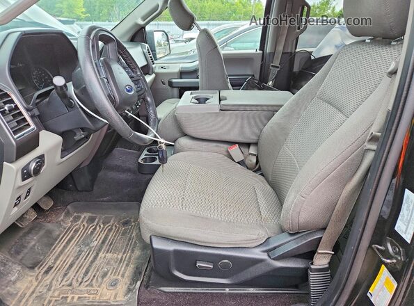 1FTEW1EP6GFB86540 2016 FORD F150 Black Widok wnętrza z przodu