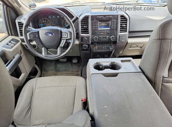1FTEW1EP6GFB86540 2016 FORD F150 Black Widok deski rozdzielczej