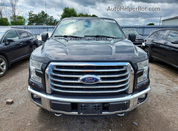1FTEW1EP6GFB86540 2016 FORD F150 Black Widok z przodu