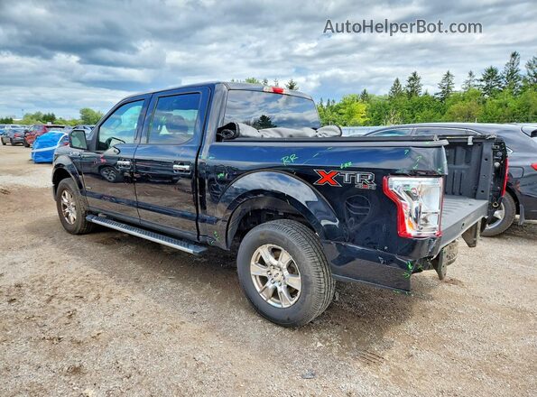 1FTEW1EP6GFB86540 2016 FORD F150 Black Tył lewy