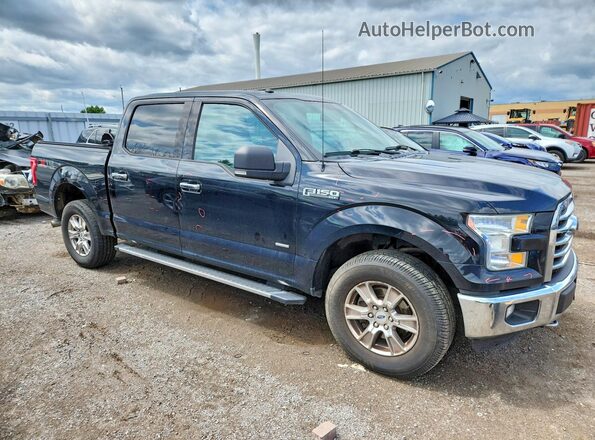 1FTEW1EP6GFB86540 2016 FORD F150 Black Przód prawy