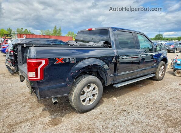 1FTEW1EP6GFB86540 2016 FORD F150 Black Tył prawy