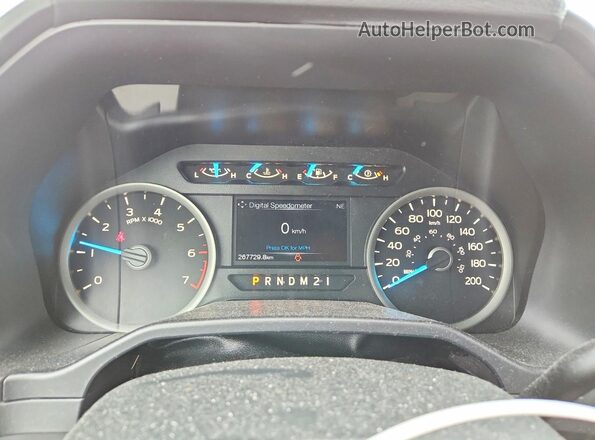1FTEW1EP6GFB86540 2016 FORD F150 Black Widok zestawu wskaźników