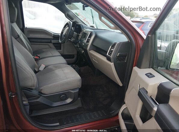 1FTEW1EP6GKE29089 2016 FORD F150 Темно-бордовый Вид салона спереди