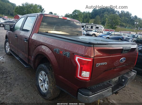 1FTEW1EP6GKE29089 2016 FORD F150 Темно-бордовый Задняя левая четверть