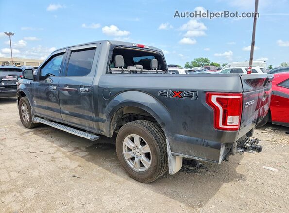 1FTEW1EP6HFA22187 2017 FORD F150 Gray Rear left
