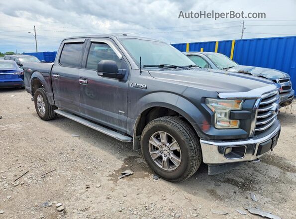 1FTEW1EP6HFA22187 2017 FORD F150 Gray Front right