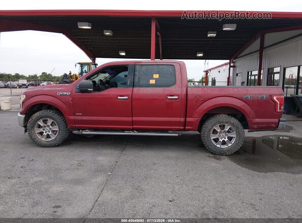 1FTEW1EP6HKC51878 2017 FORD F150 Красный Панорамный вид салона 360°
