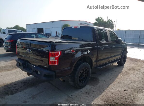 1FTEW1EP6JFB81118 2018 FORD F150 Purple Tył prawy