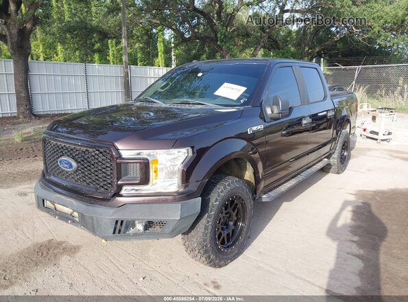 1FTEW1EP6JFB81118 2018 FORD F150 Purple Przód lewy