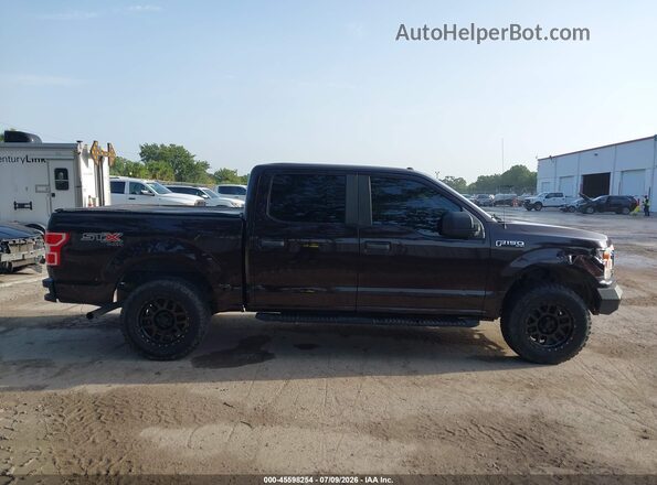 1FTEW1EP6JFB81118 2018 FORD F150 Purple Widok wnętrza z tyłu