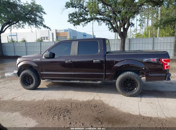 1FTEW1EP6JFB81118 2018 FORD F150 Purple Widok wnętrza 360 stopni