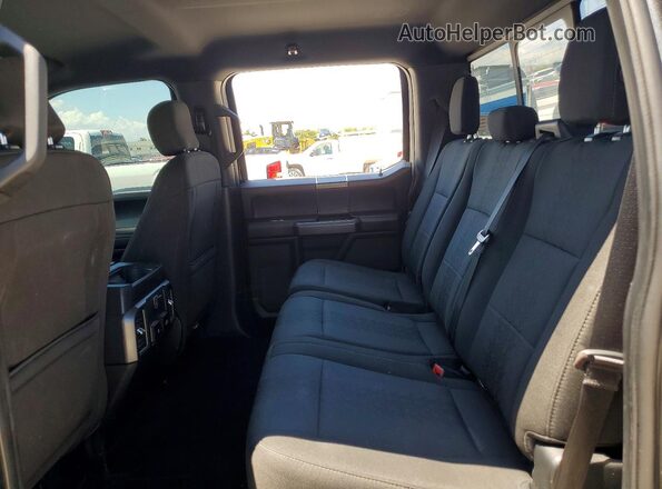 1FTEW1EP6JFE28184 2018 FORD F150 Gray Вид задніх сидінь
