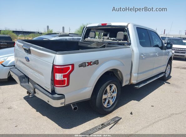 1FTEW1EP6JKC42149 2018 FORD F150 Silver Հետևի աջ