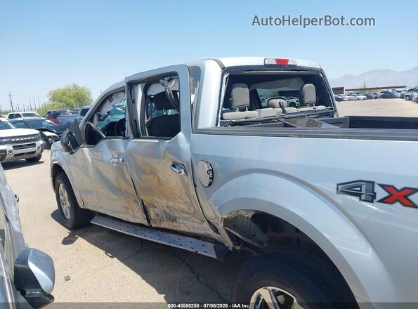 1FTEW1EP6JKC42149 2018 FORD F150 Silver Դիմացի տեսք