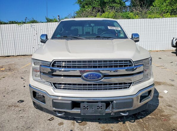 1FTEW1EP6KFA24500 2019 FORD F150 White Դիմացի տեսք