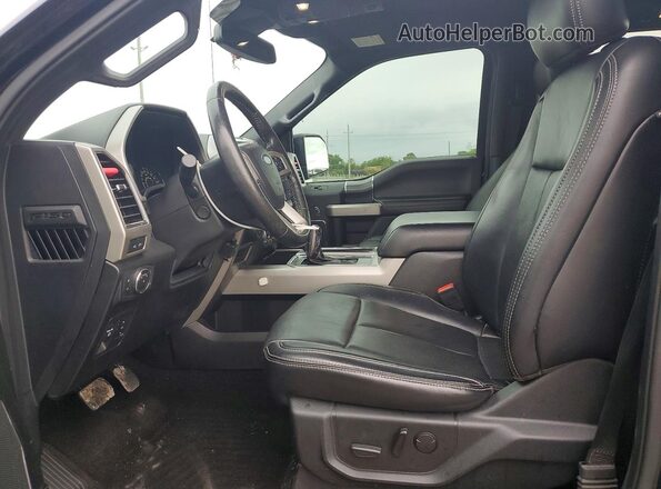 1FTEW1EP6KFB65941 2019 FORD F150 Black წინა სალონის ხედი