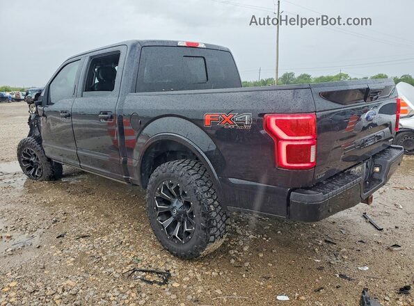 1FTEW1EP6KFB65941 2019 FORD F150 Black უკანა მარცხენა