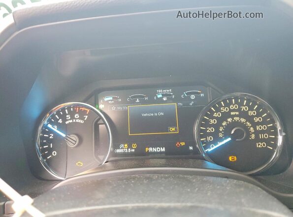 1FTEW1EP6KFB65941 2019 FORD F150 Black ხელსაწყოთა პანელის ხედი